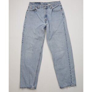Vintage 90s Levis 560 Womens 12 Regular Thrashed Loose Fit Straight Leg Jeans